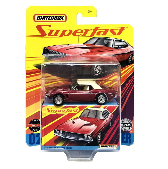 matchbox superfast 74 dodge challenger